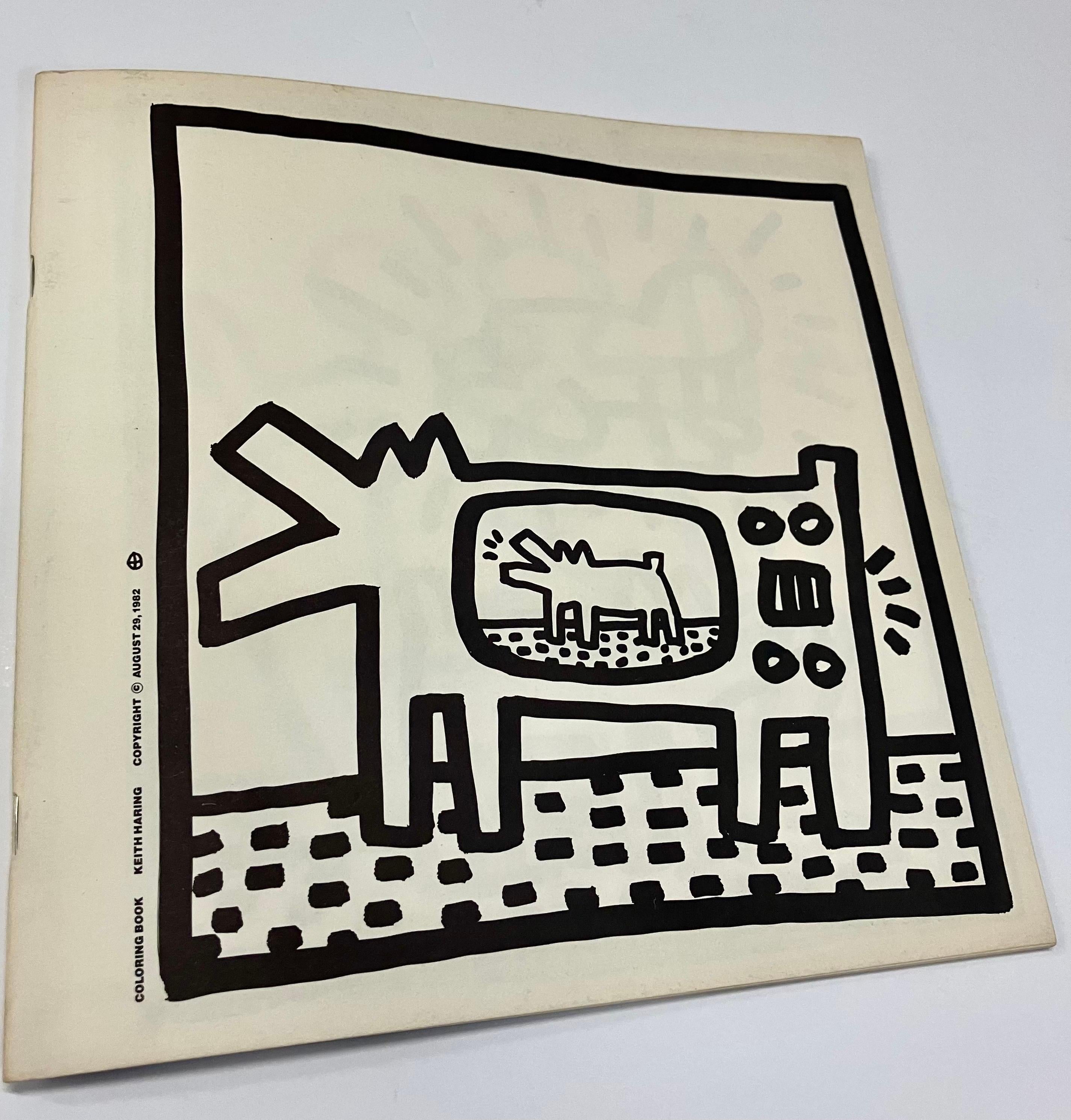 Keith Haring Coloring Book 1982 15