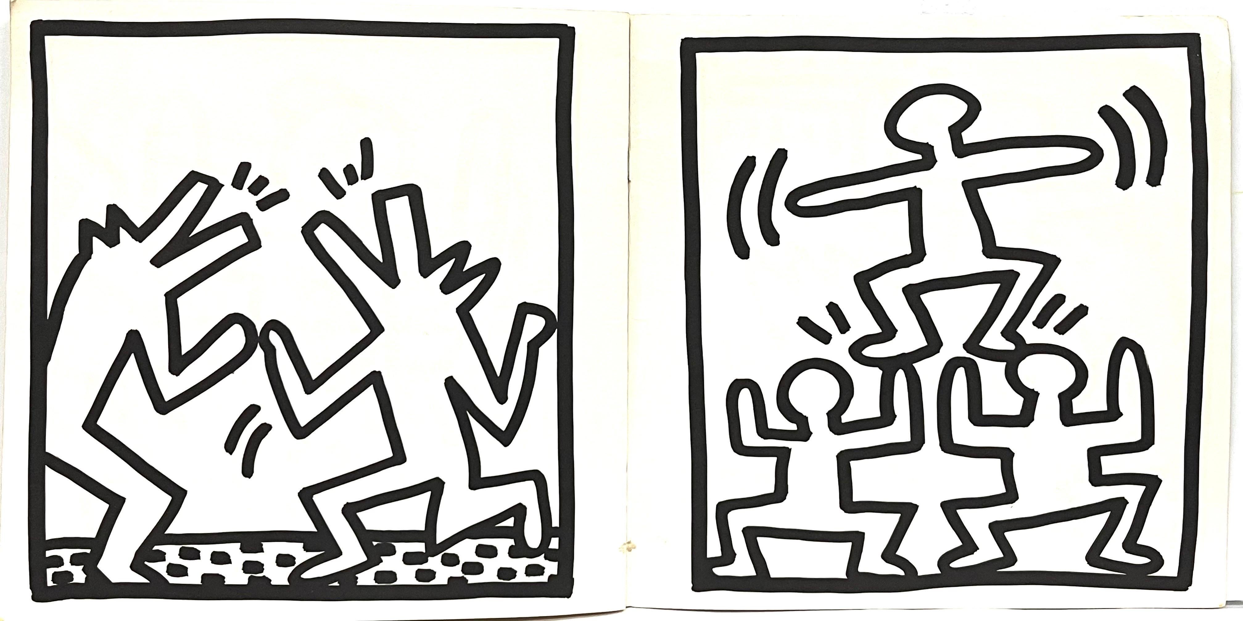 Keith Haring 1982 Coloring Book (Keith Haring Tony Shafrazi gallery 1982) For Sale 14