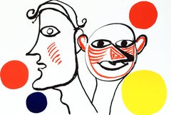 Alexander Calder lithograph derrière le miroir (Calder prints) 