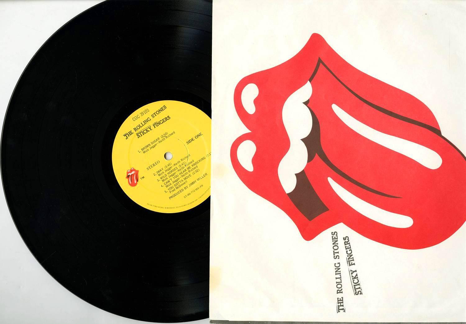 Andy Warhol Rolling Stones Vinyl Record Cover Art 2