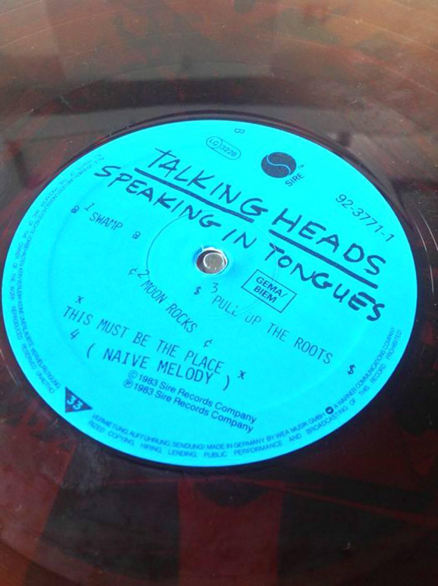 Robert Rauschenberg, Talking Heads Vinyl Record Art 1