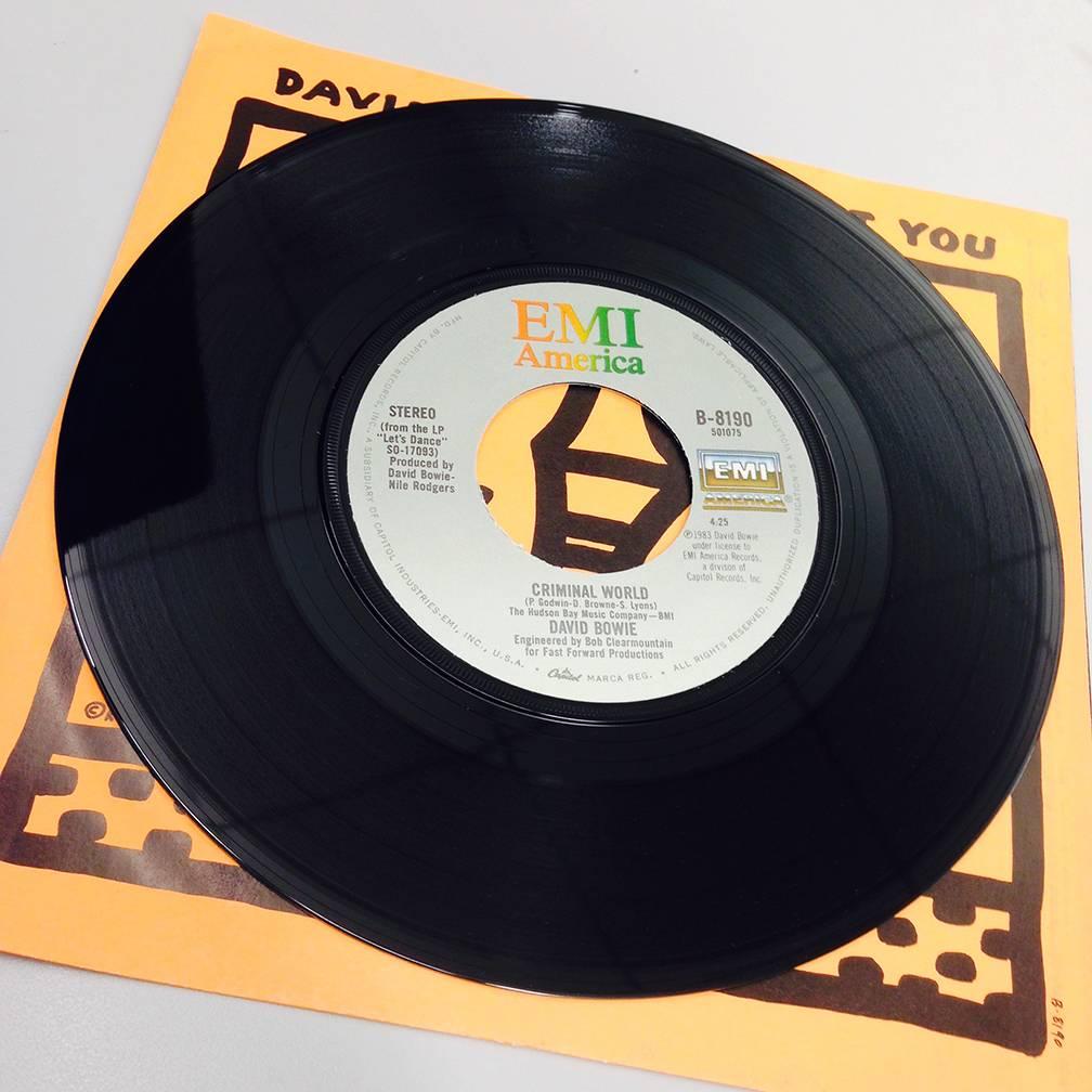 Rare Original Keith Haring Vinyl Record Art 2