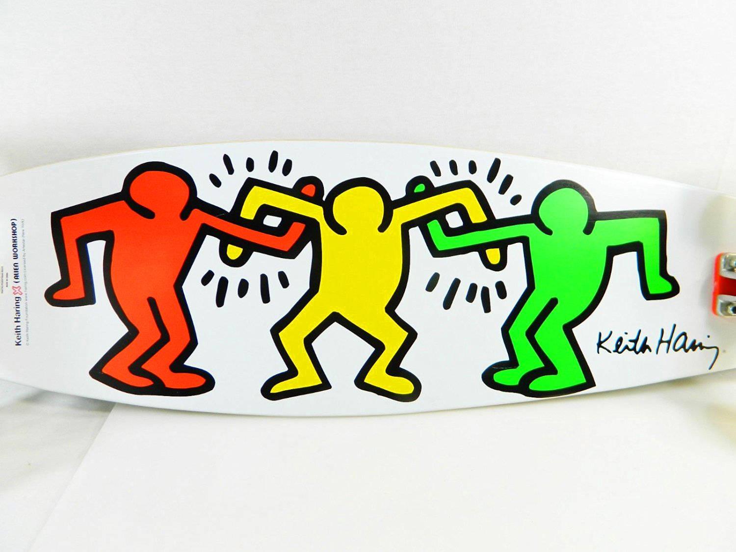 keith haring longboard