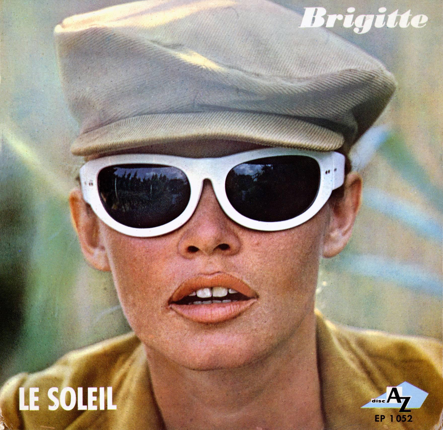 Vintage Brigitte Bardot Vinyl Record - Art by Unknown