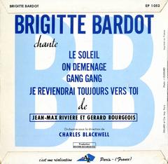 Vintage Brigitte Bardot Vinyl Record