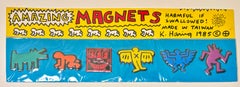 Original Keith Haring Pop Shop magnets (Keith Haring Pop Shop 1986)