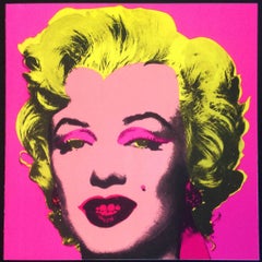 Vintage Andy Warhol, Marilyn (Castelli Announcement)