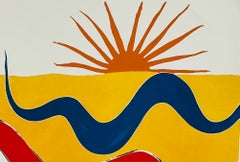 Litografia di Alexander Calder degli anni ’70 (Calder Braniff Airlines 1976)