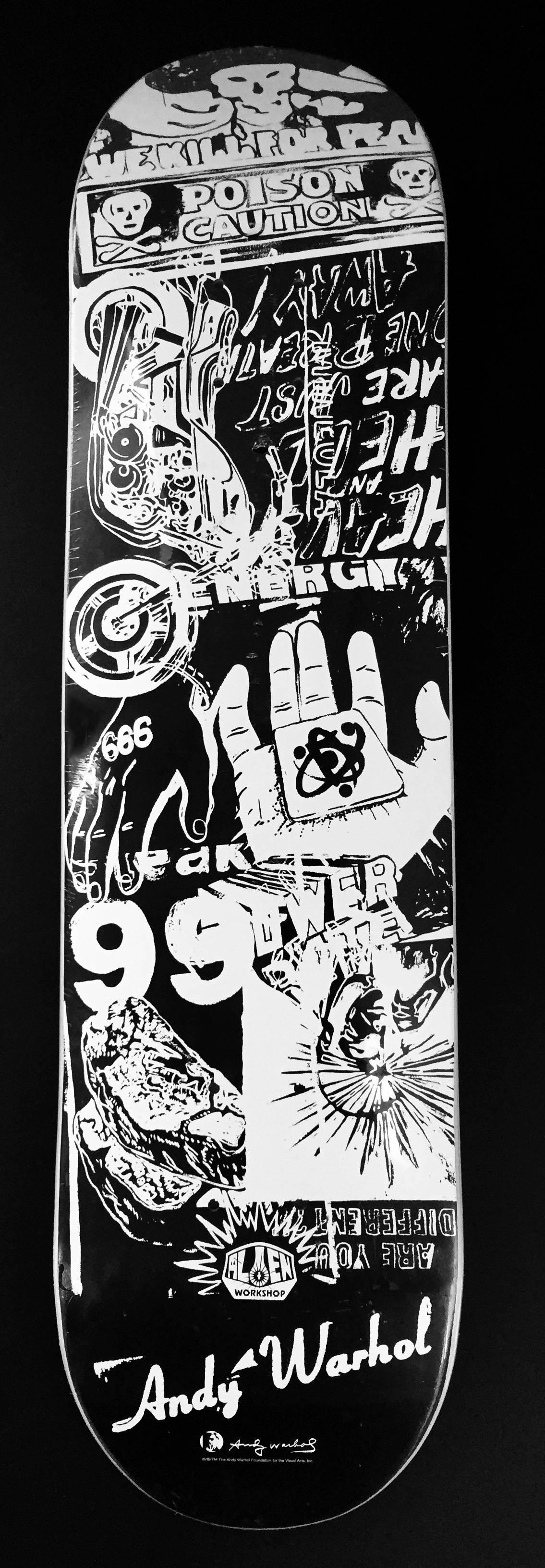 Andy Warhol Skateboard Deck (Warhol Supermarket)  - Art by (after) Andy Warhol