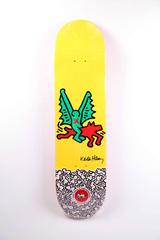 Keith Haring Dragon Skateboard Deck (Yellow)