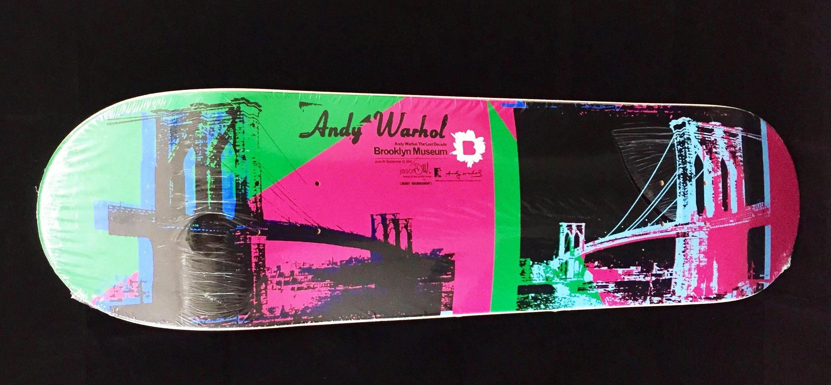 Andy Warhol Brooklyn Bridge Skate Deck  - Art by (after) Andy Warhol