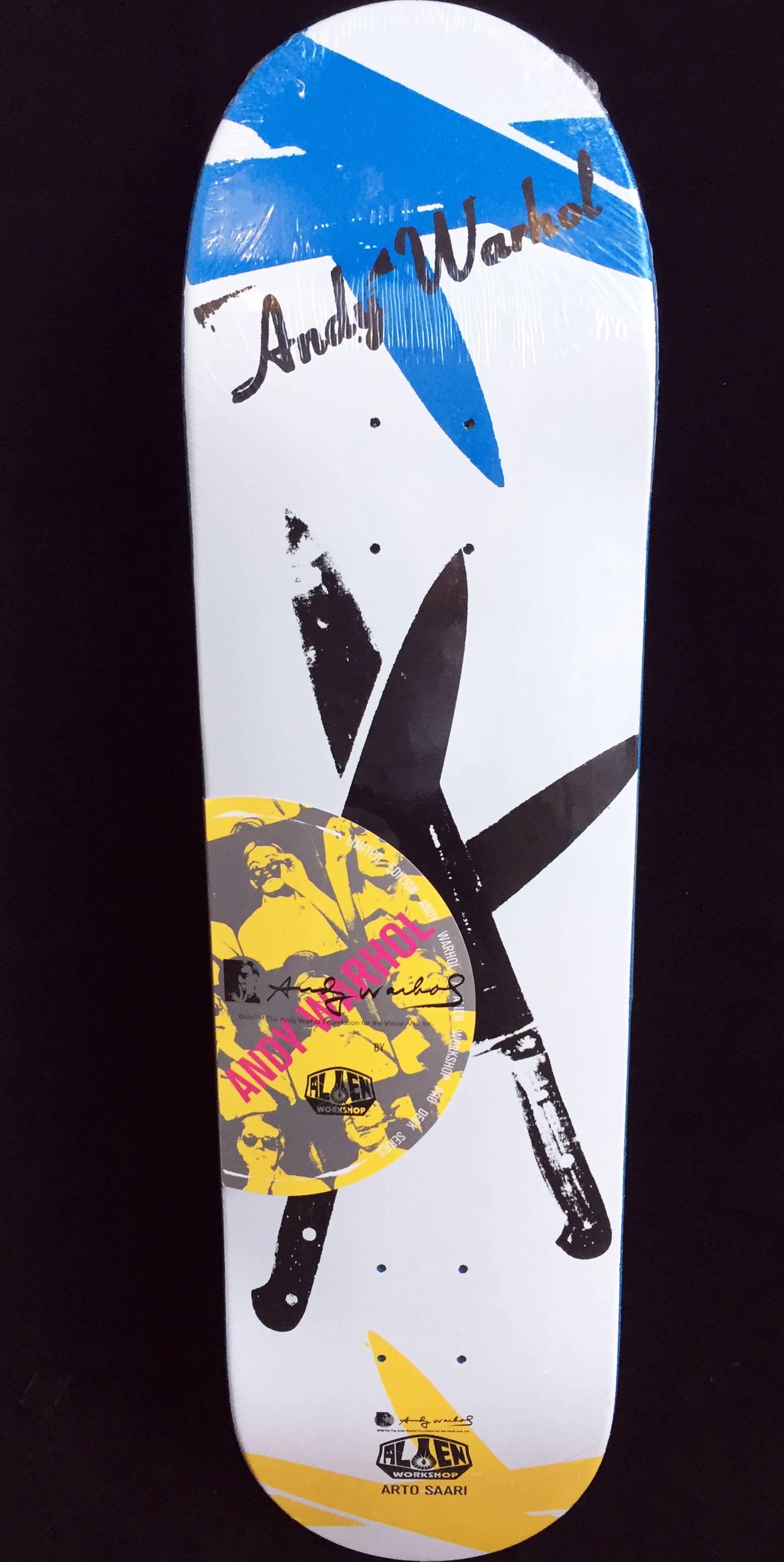 Warhol Knives Skate Deck (New) - Art by (after) Andy Warhol