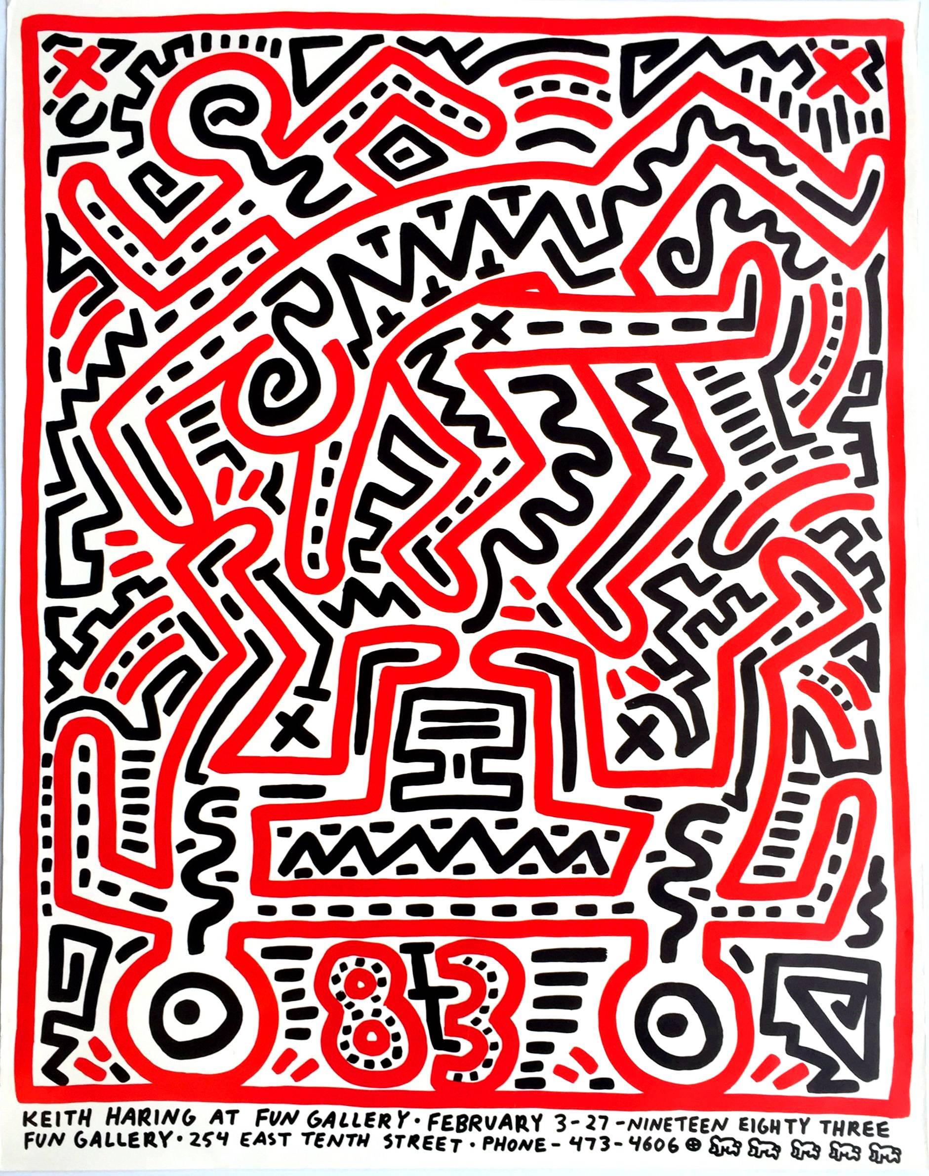 keith haring fun gallery poster