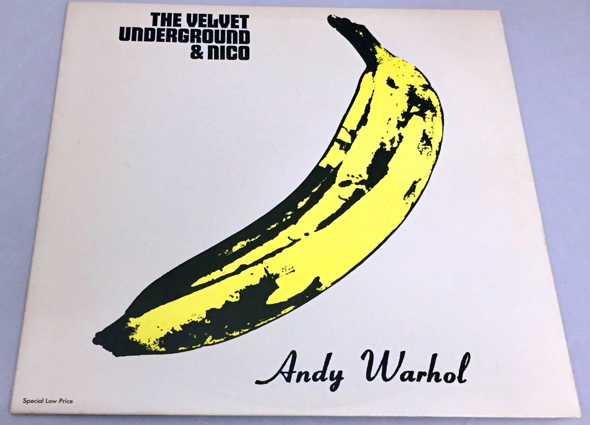 Warhol Banana Cover: Nico & The Velvet Underground Vinyl Record - Art by Andy Warhol