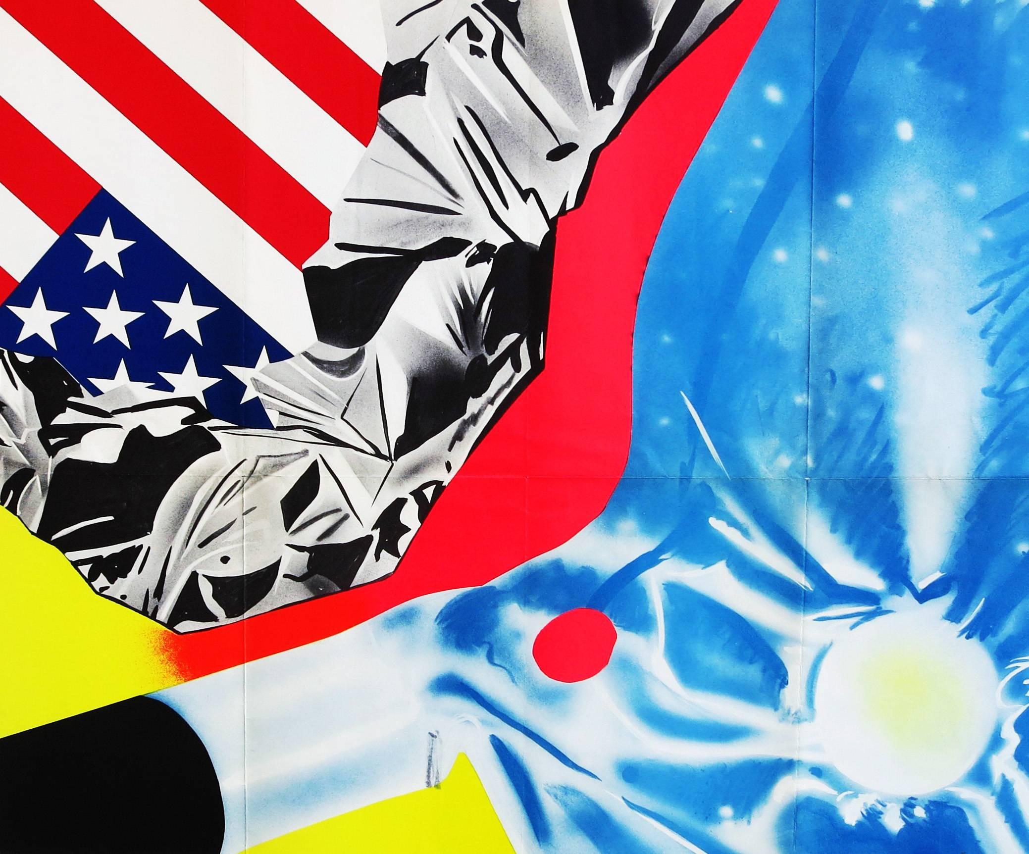 James Rosenquist announcement poster (Leo Castelli early 1970s) - Art by (after) James Rosenquist