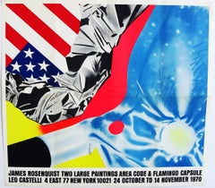 James Rosenquist announcement poster (Leo Castelli early 1970s)