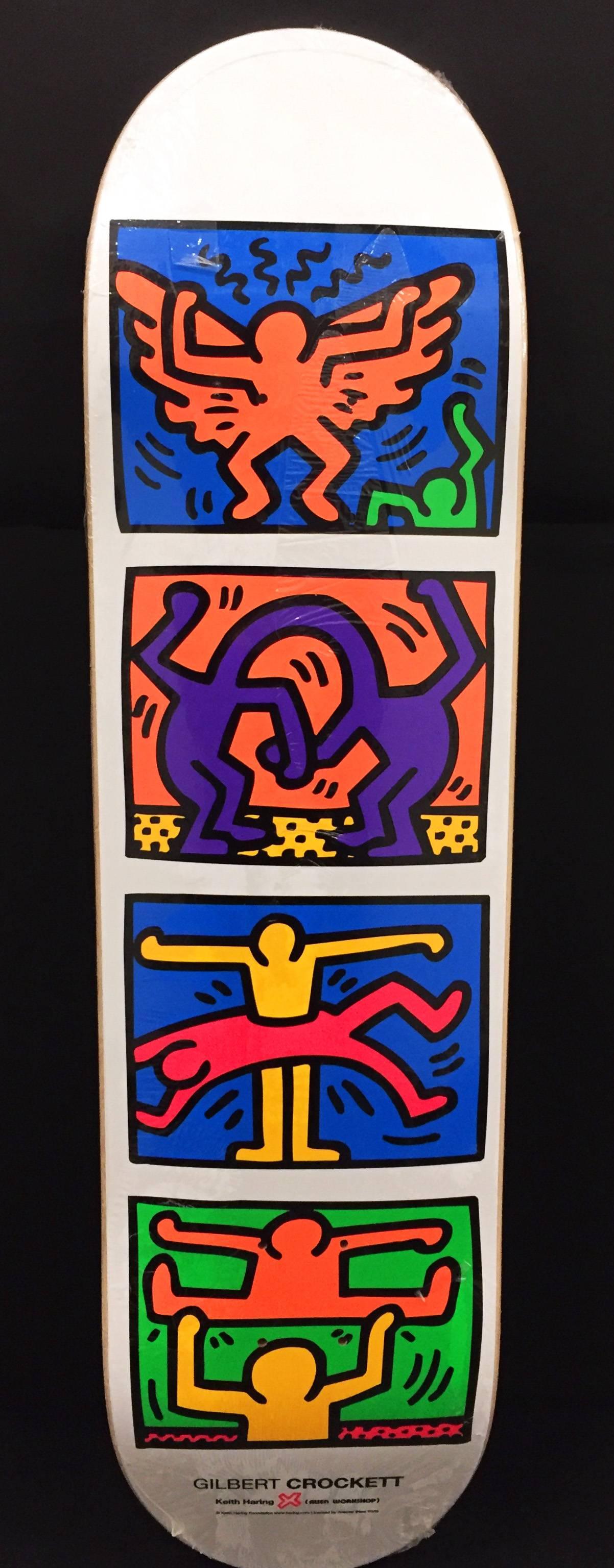 Keith Haring Retrospect Skateboard Deck - Art by (after) Keith Haring