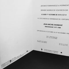 Basquiat at Galerie Jerome De Noirmont, Paris