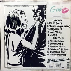Rare Original Raymond Pettibon Record Art, Sonic Youth Goo, 1st Pressing