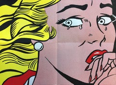 Vintage Roy Lichtenstein Crying Girl (Mailer) 