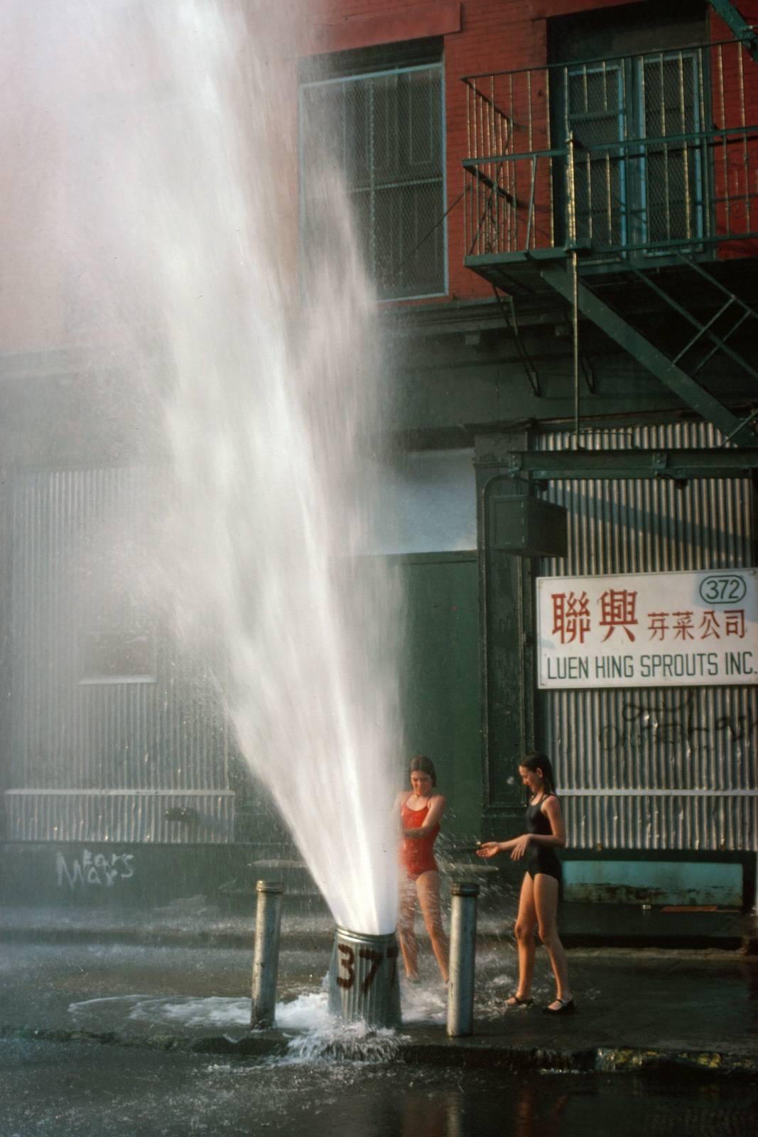Robert Herman Color Photograph - Broome Street New York City Summer 1980 (Soho)