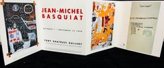 Basquiat announcement card/poster (Tony Shafrazi Gallery)