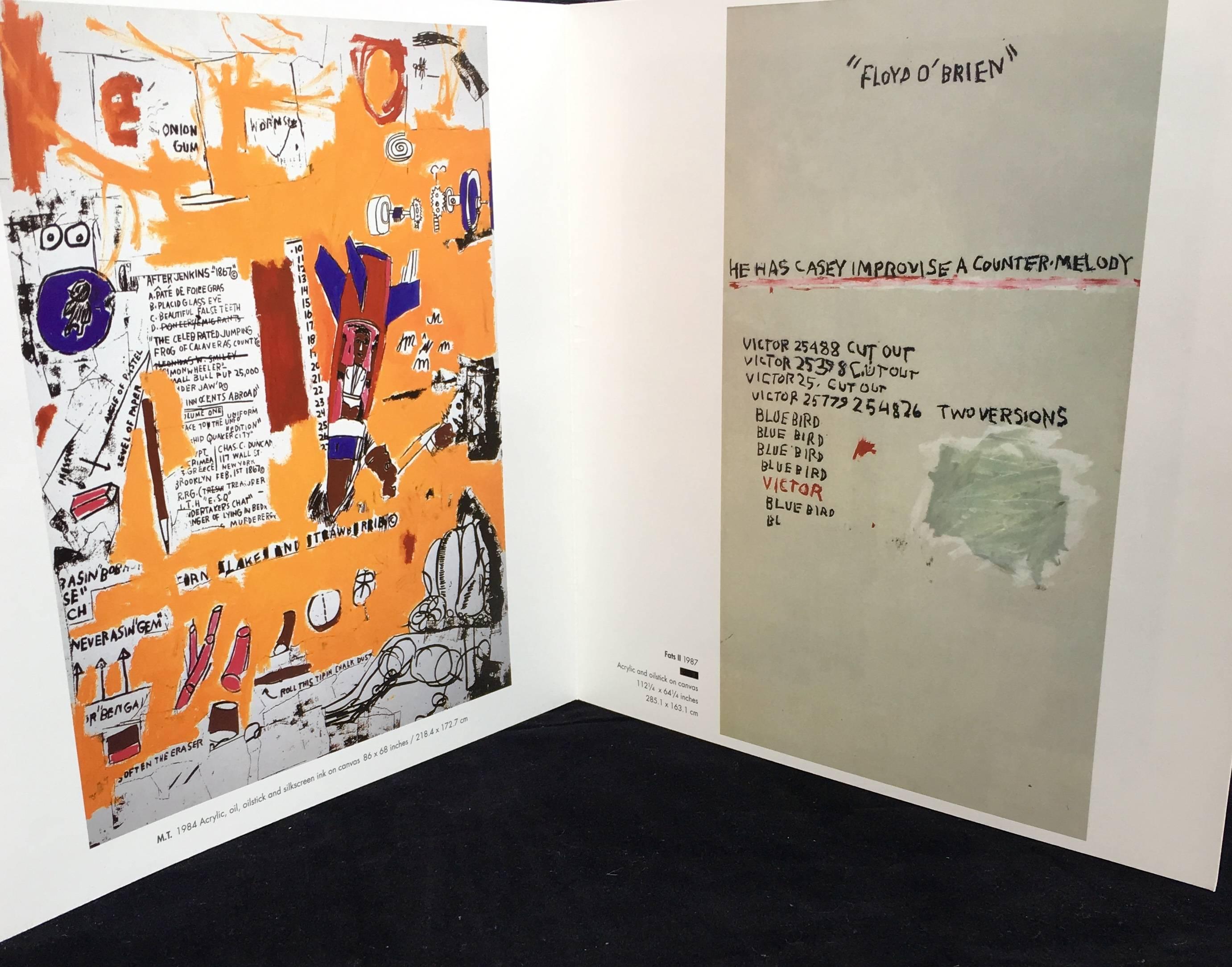 Basquiat announcement card/poster (Tony Shafrazi Gallery) 1