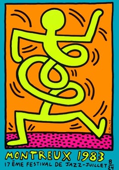 Keith Haring Montreux Jazz Silkscreen (Keith Haring prints) 