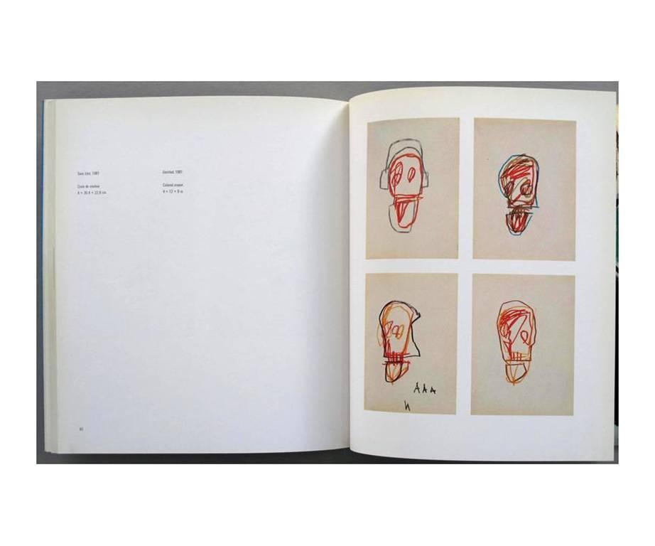 Jean Michel Basquiat, Gemälde, Skulpturen, Arbeiten auf Papier und Zeichnungen
Ein gut aufgebauter und attraktiver, farbig illustrierter Katalog, der 1989 von der Galerie Navarra, Paris, und der Lang & O'Hara Gallery, New York, gemeinsam