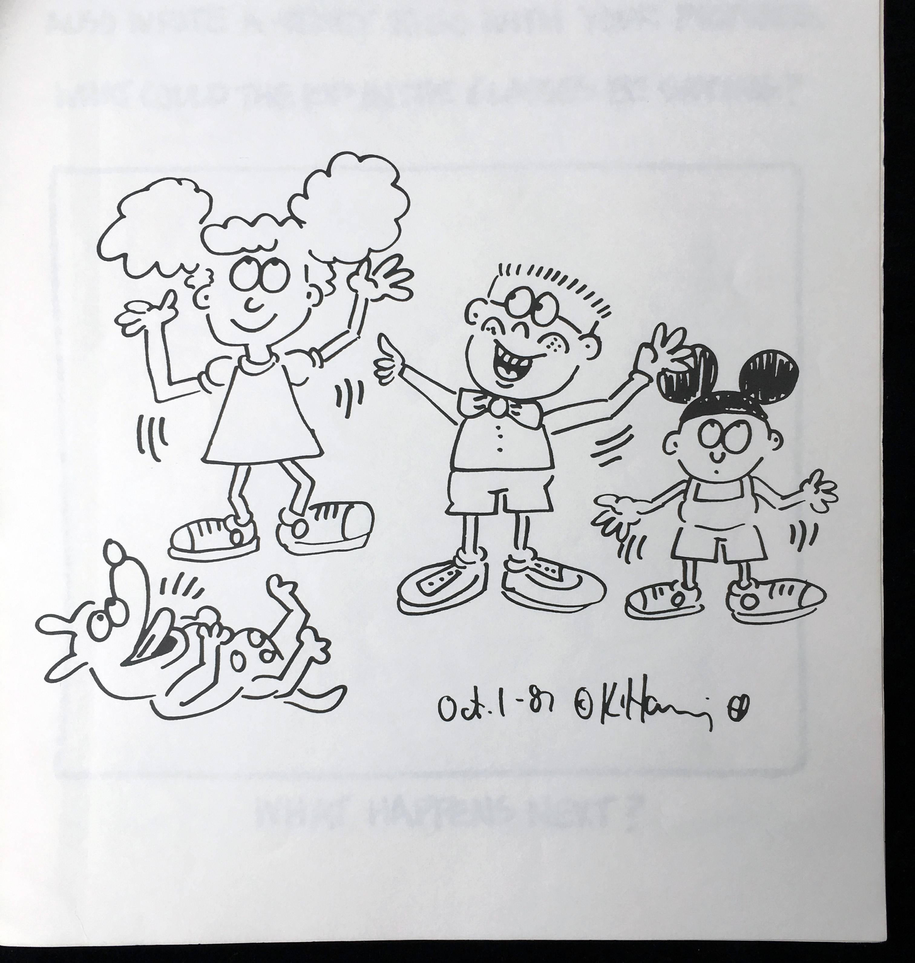 Seltenes Vintage Keith Haring Pop Shop-Buch (Ein Look-book für Kinder) (Pop-Art), Print, von (after) Keith Haring