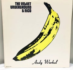 Warhol Banana Cover: Nico & The Velvet Underground Vinyl Record