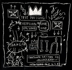 Basquiat Beat Bop poster (Basquiat record art)
