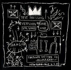 Vintage Basquiat Beat Bop poster (Basquiat record art) 