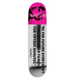 15 Minutes of Fame Skate Deck de Warhol