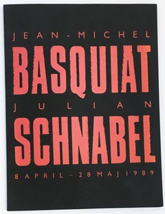 Basquiat Julian Schnabel 1980s Sweden exhibition catalog