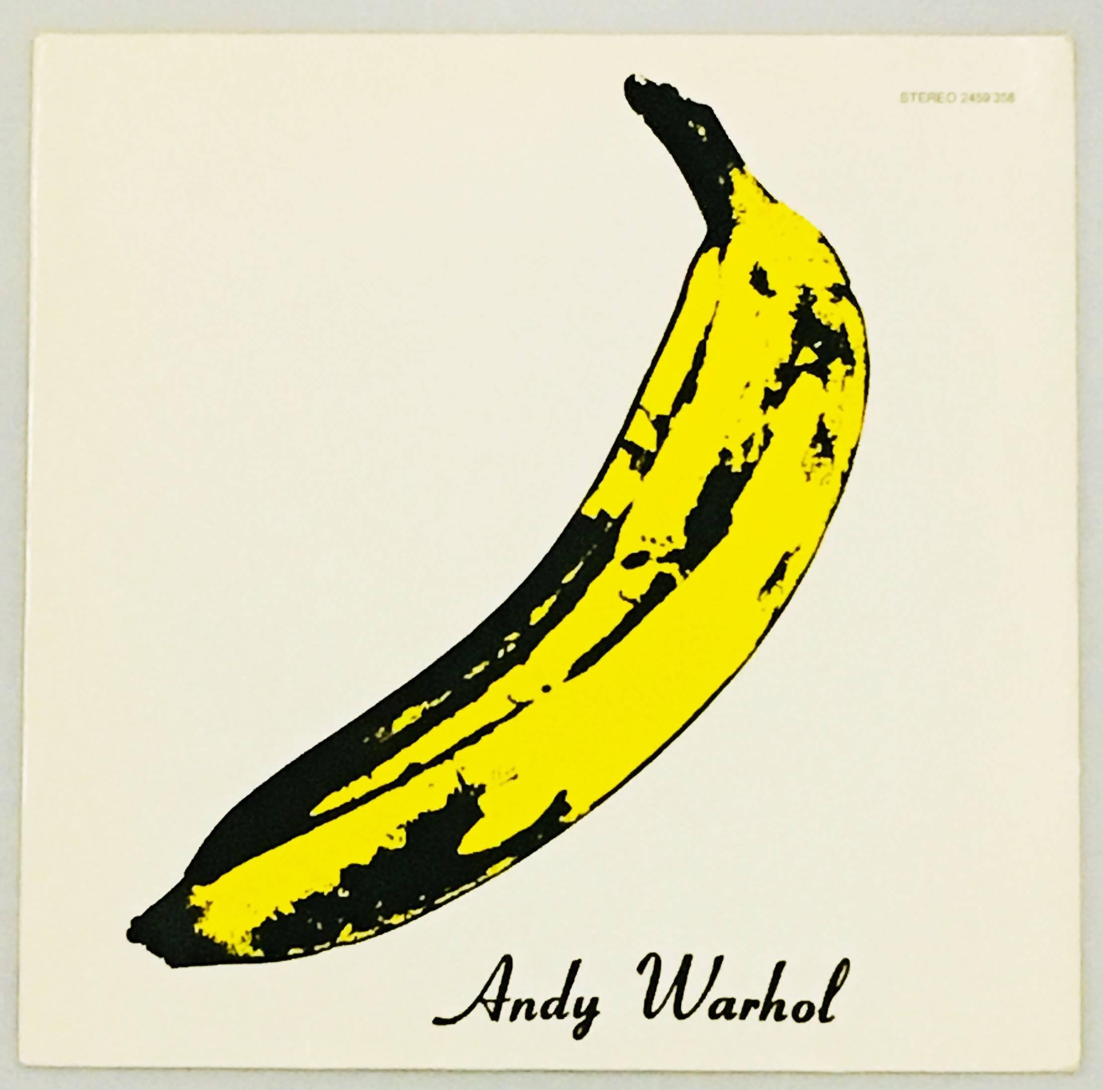 The Velvet Underground & Nico Vinyl Record, Europe circa early 1980's. Original Record Cover Art by Andy Warhol. Excellent condition. Looks very cool framed. 

Medium: Off Set Lithograph on record sleeve
Dimensions: 12 x 12 inches (30.48 x 30.48