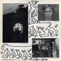 Rare Original Keith Haring Vinyl Record Art (vintage Keith Haring) 