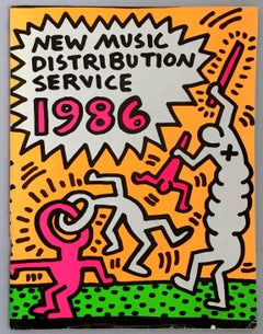 Rare original Keith Haring cover art