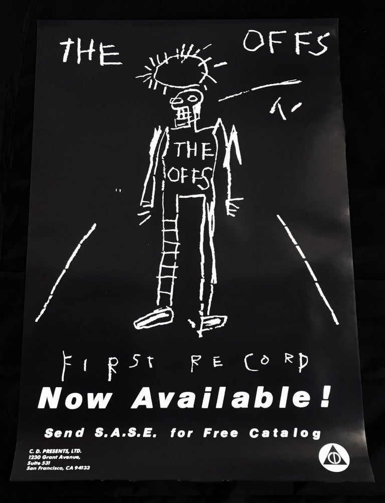 Basquiat The Offs 1984 (vintage Basquiat poster)  - Print by Jean-Michel Basquiat