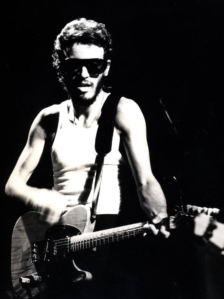 Fernando Natalici Figurative Photograph - Bruce Springsteen photograph (the Bottom Line NYC 1975)
