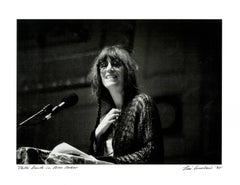 Fotografía de Patti Smith por la fotógrafa de Detroit Leni Sinclair