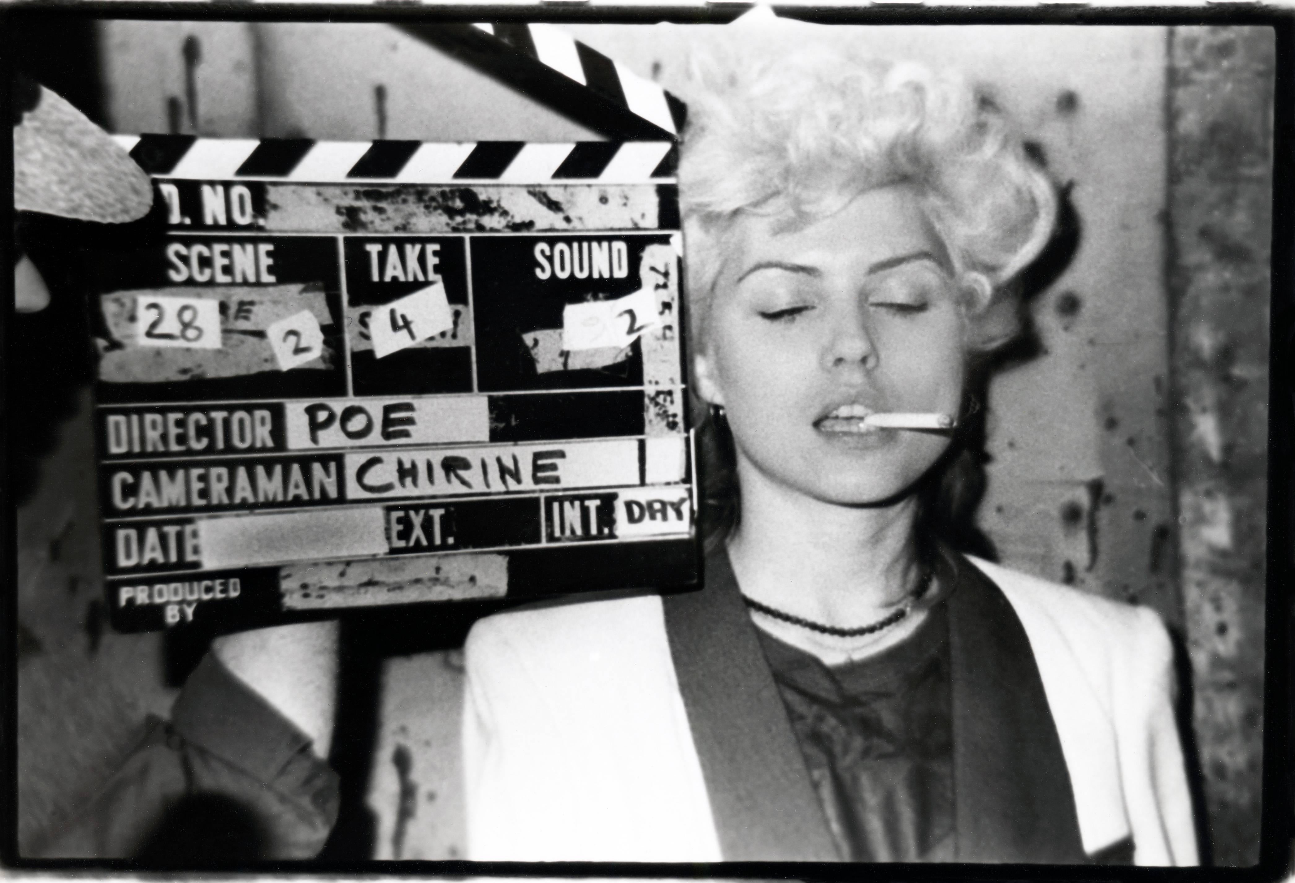 Fernando Natalici Black and White Photograph - Debbie Harry on the set of The Foreigner (East Village 1977)