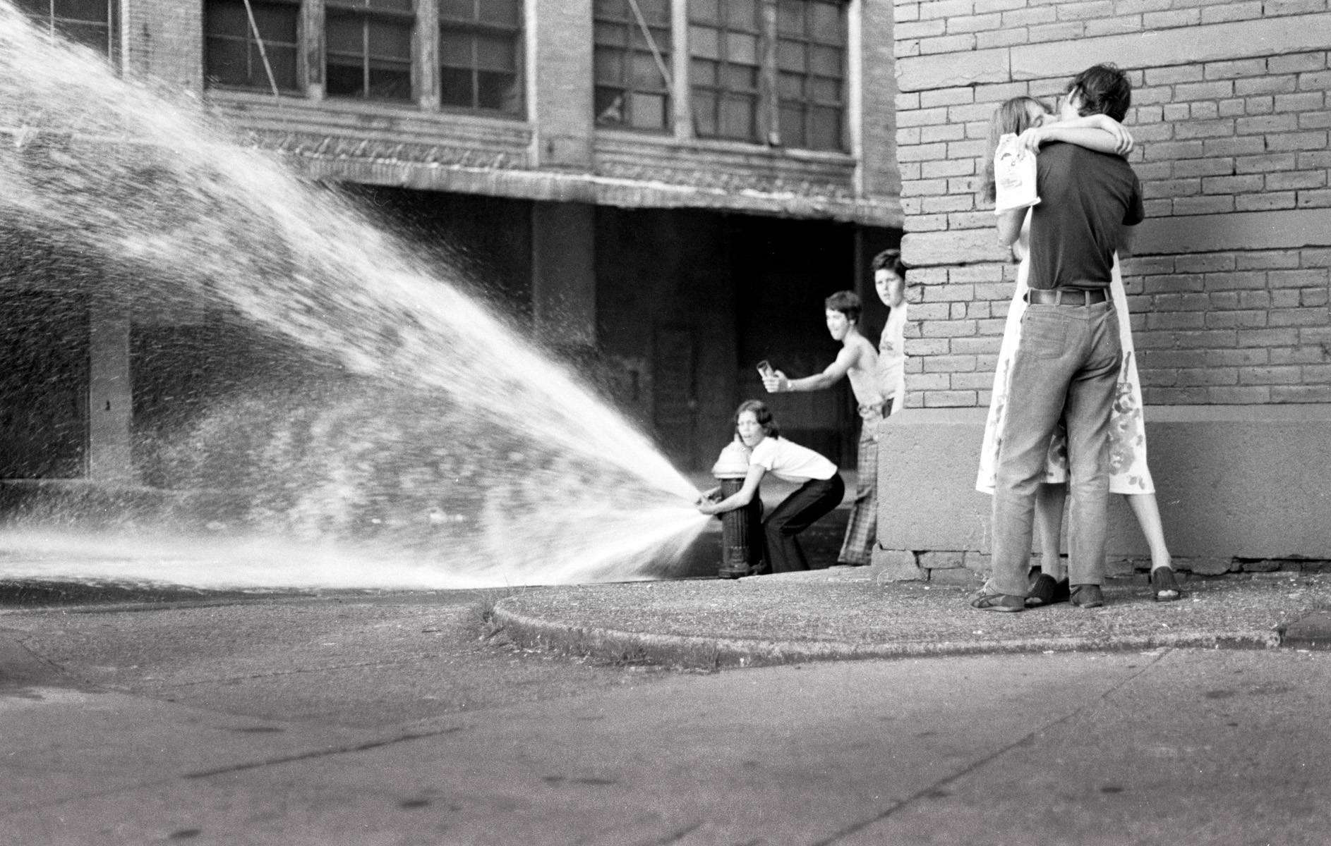 Robert Herman Black and White Photograph - Soho Heat Wave Photograph Manhattan 1978 (New York City, Summer)