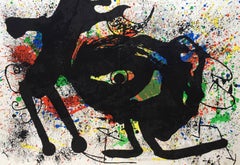 Joan Miró Lithographie Derriere Le Miroir 