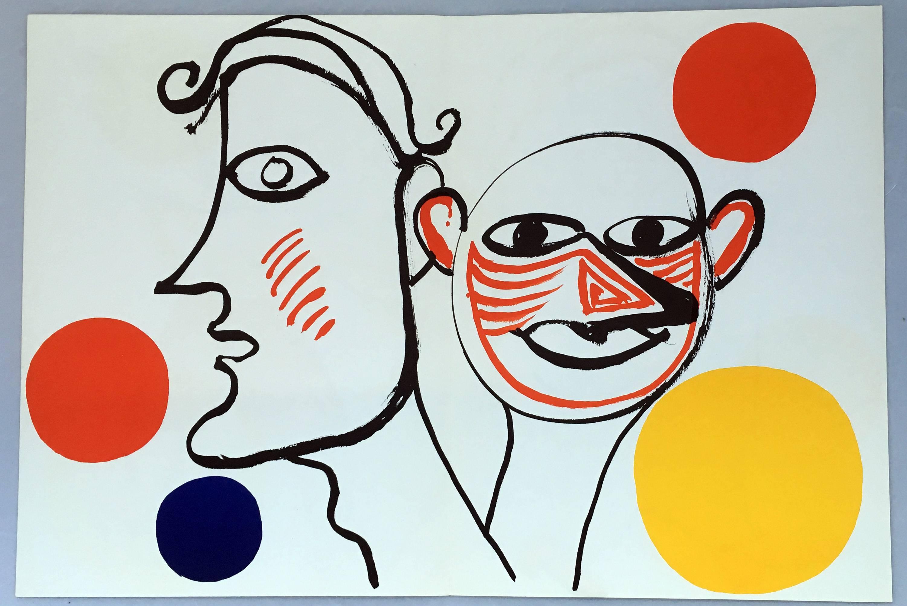 Alexander Calder Derrière le Miroir lithograph (Calder prints)  1