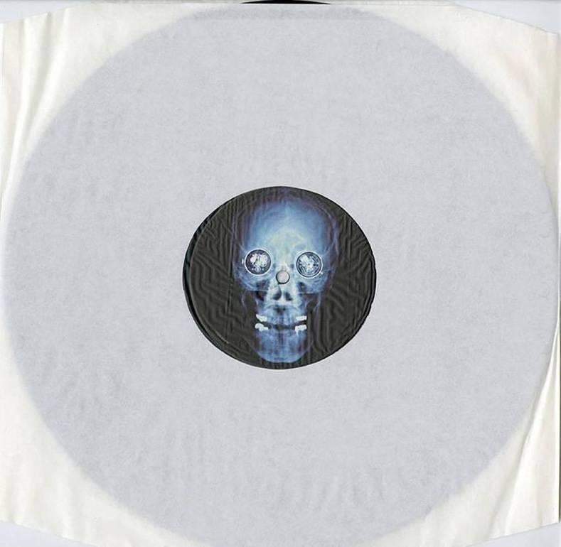 Rare original Damien Hirst vinyl record art (Damien Hirst skull art) 2