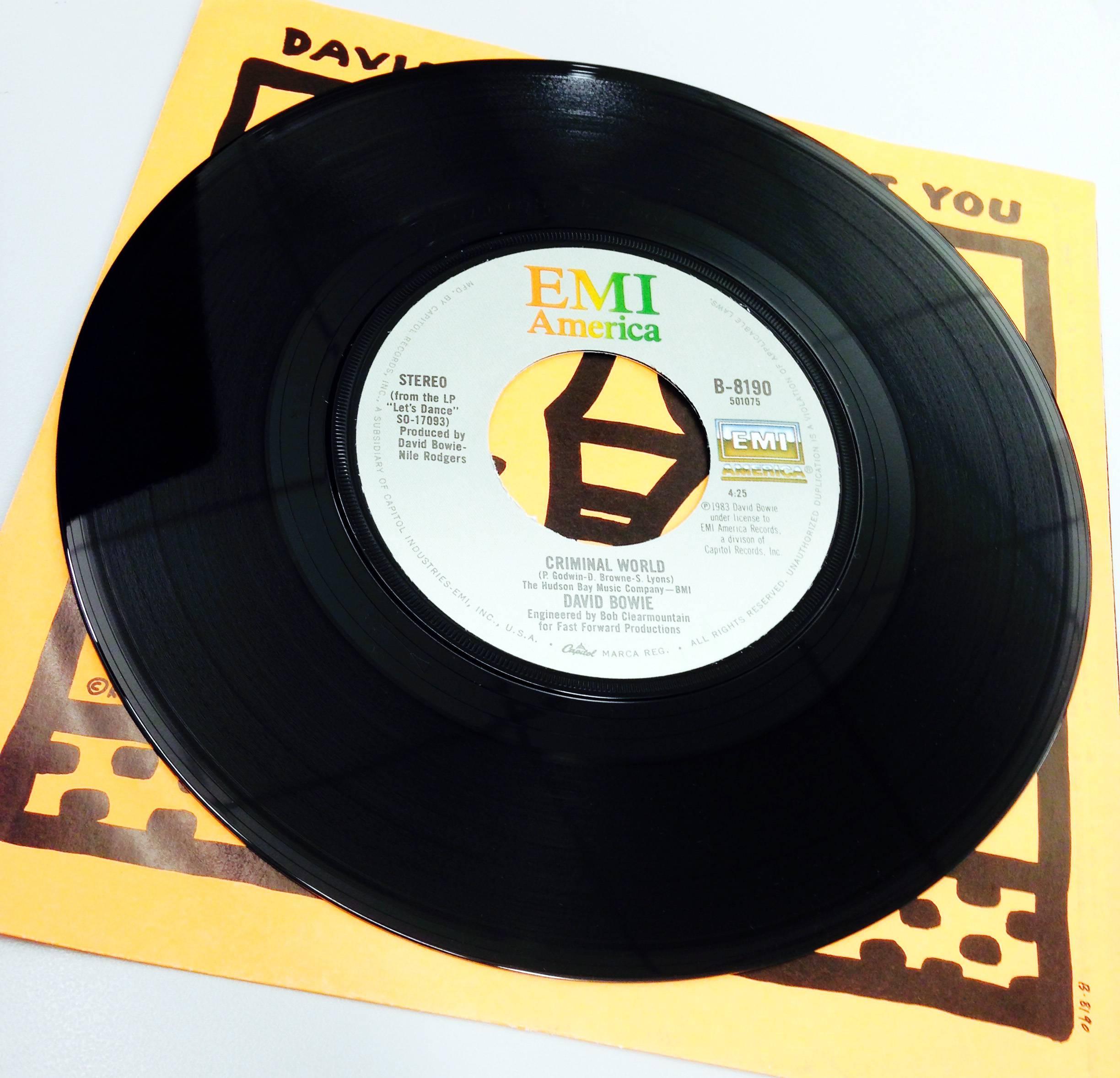 Rare Original Keith Haring Vinyl Record Art 2