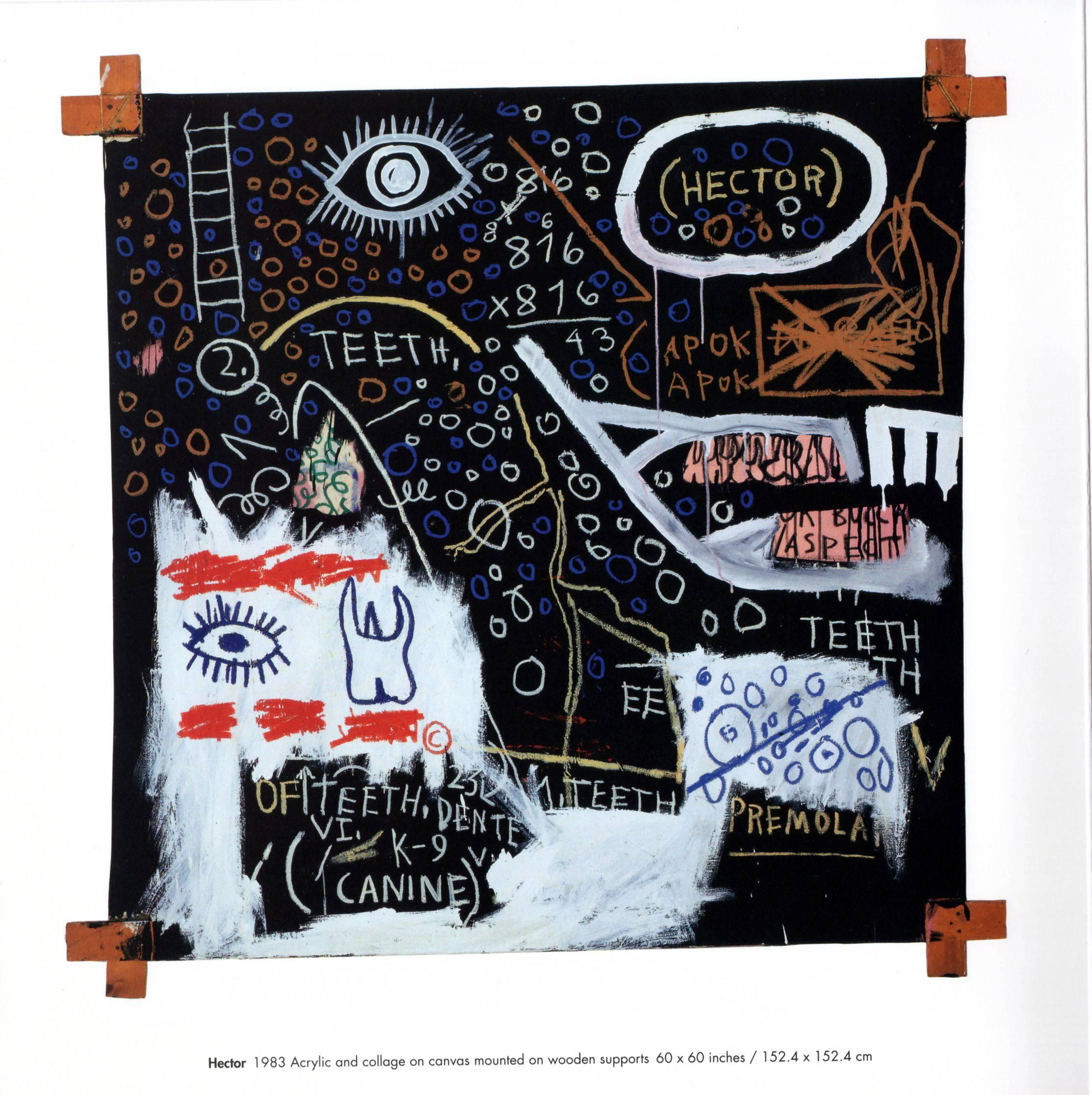 Basquiat announcement card/poster (Tony Shafrazi Gallery) 3