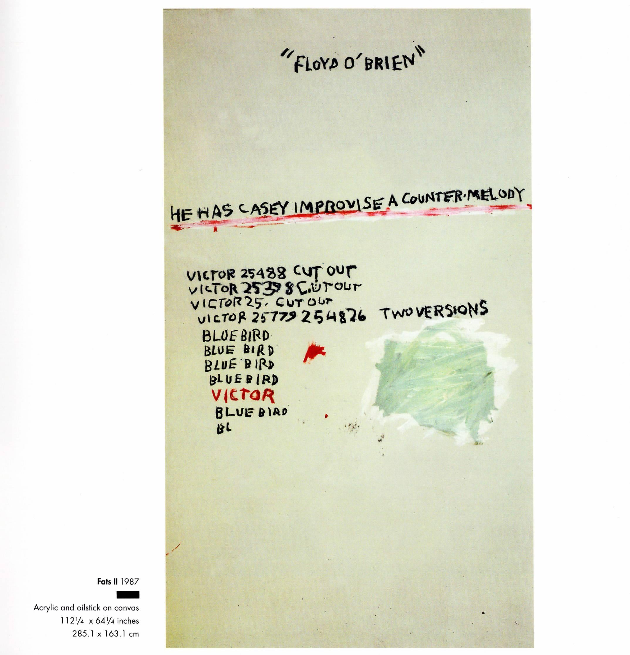 Basquiat announcement card/poster (Tony Shafrazi Gallery) 6