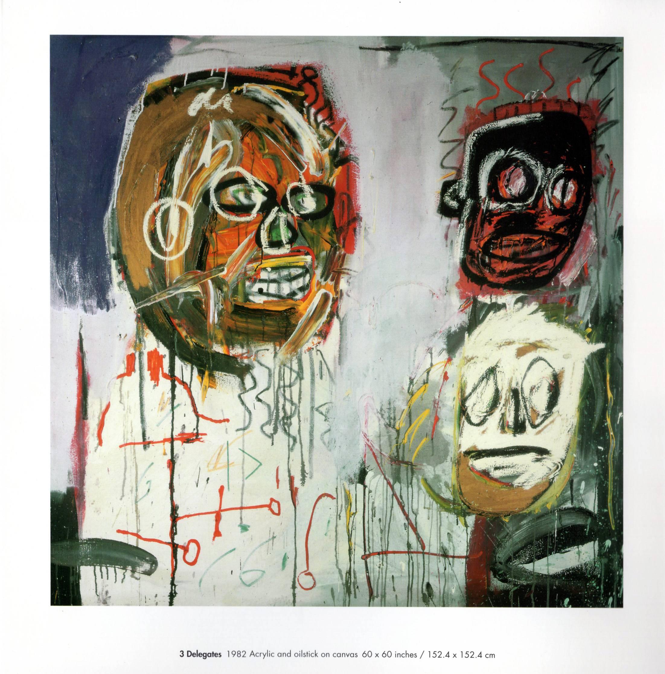Basquiat announcement card/poster (Tony Shafrazi Gallery) 7